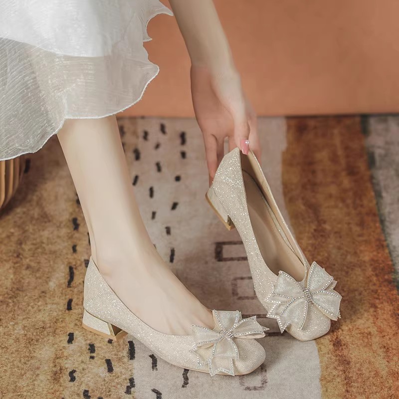 Women'S Shoes - ผู้หญิง 2025 ใหม่สไตล์ฤดูใบไม้ร่วงEvening Soft Sole Low