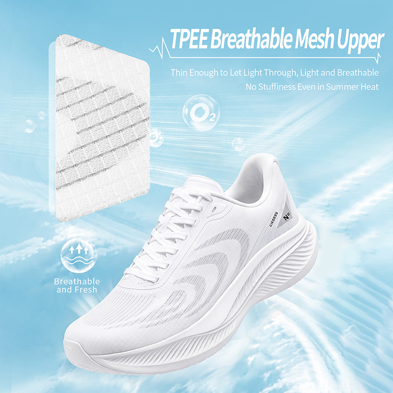 CIERSES รองเท้าวิ่งระบายอากาศไ - Reflective Night Running Shoes บทวิจารณ์และราคา
