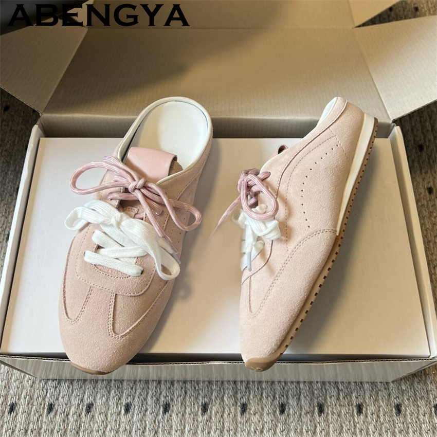 รองเท้าสลิปเปอร์แบบผูกเชือกสำห - Running Shoes บทวิจารณ์และราคา