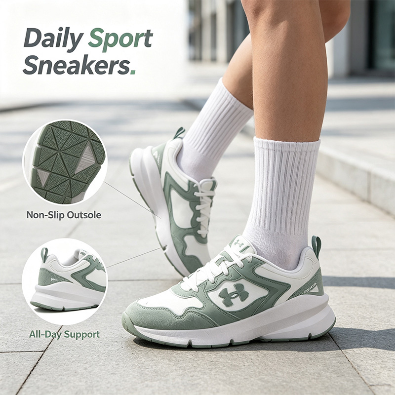 รองเท้าวิ่งผู้ชาย Under Armour - Air Cushion Jogger Shoes Men บทวิจารณ์และราคา