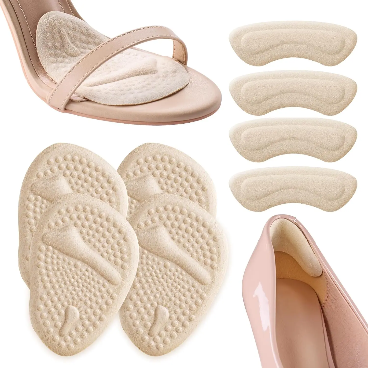 แผ่นรองส้นเท้า 2 ชุด, แผ่นรองฝ - Women'S Shoes บทวิจารณ์และราคา